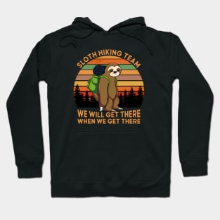 Sloth Hiking Team Hoodie